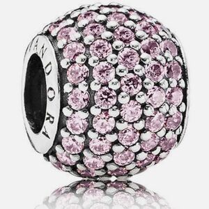 Pandora Light Pink Pavé Charm